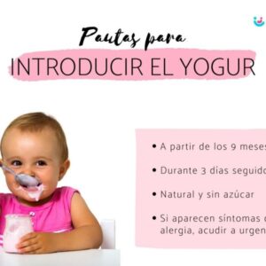¿Qué cantidad de yogurt debe tomar un bebe?