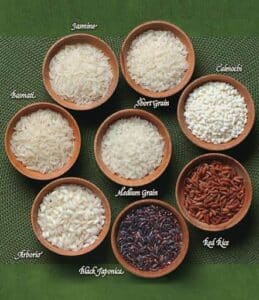 ¿Qué tipo de arroz se usa en la cocina china?